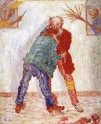 James Ensor The Fight oil painting artist